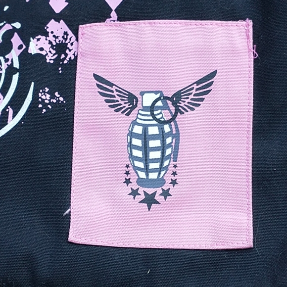 NWOT Punk 💀 Canvas Tote - Picture 4 of 9